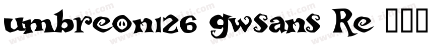 umbreon126_gwsans Re字体转换